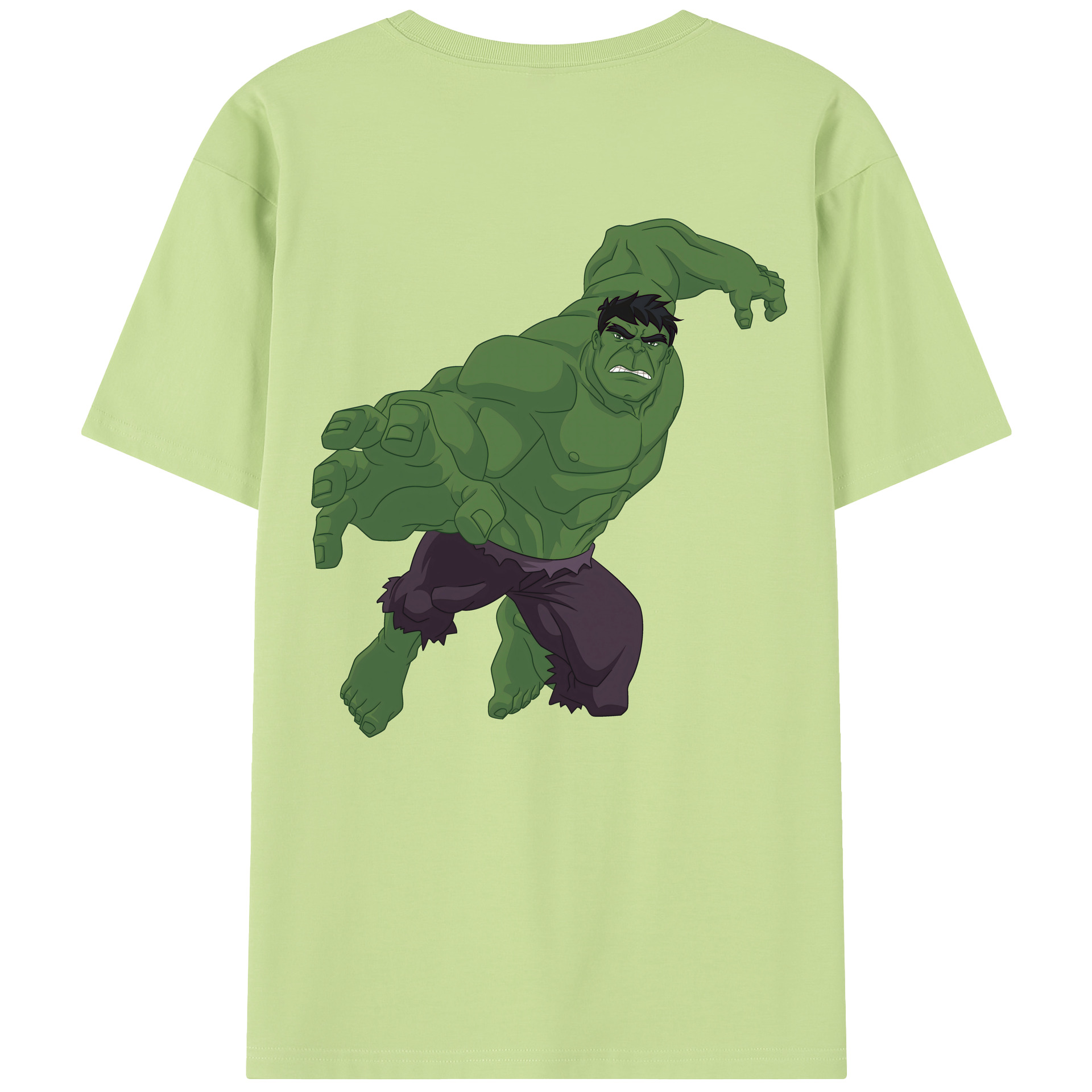 （画像用） アベンジャーズ The Avengers 綿100％半袖Tシャツ（背面プリント）